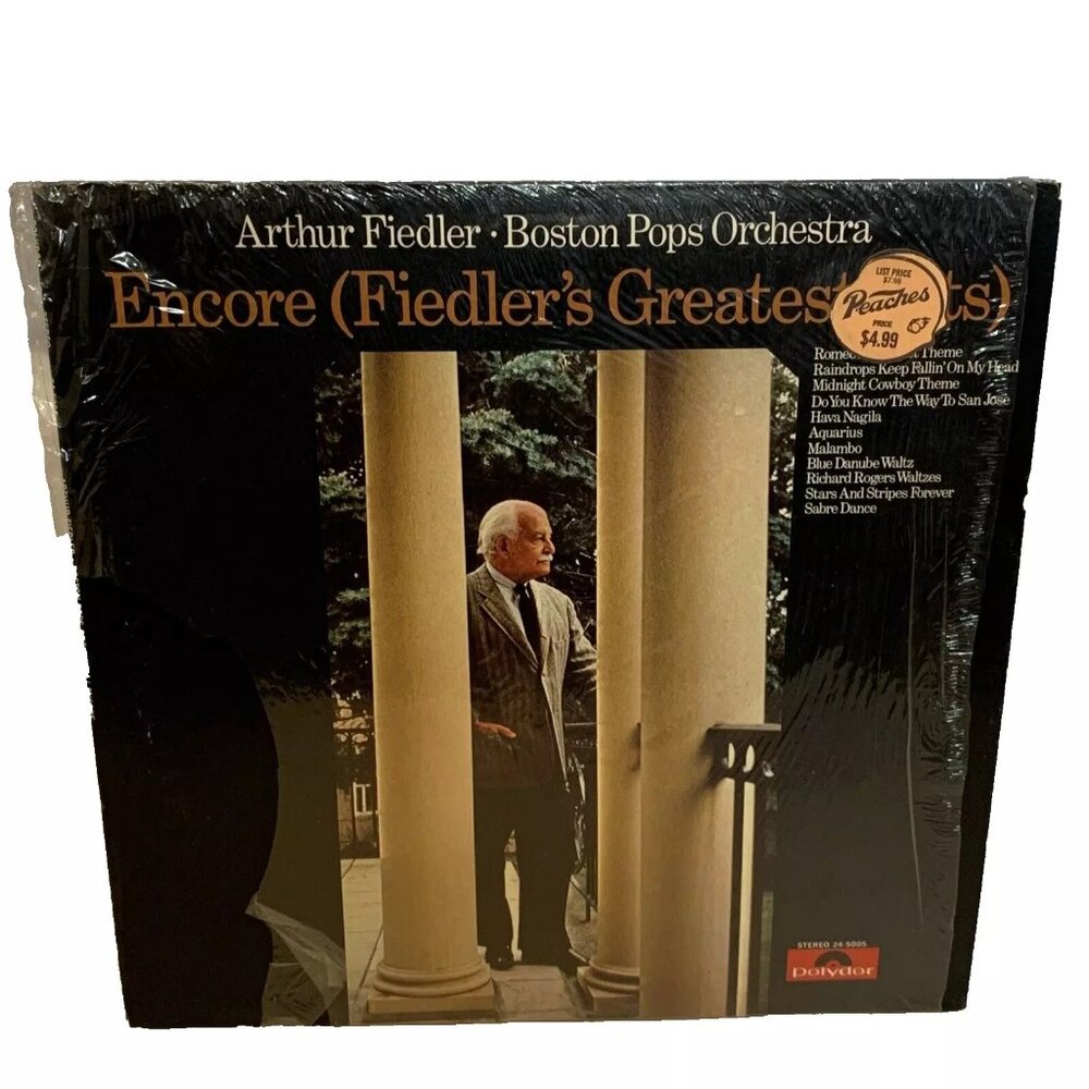 Arthur Fiedler Encore (Fiedler's Greatest Hits)(Vinyl, 1971) Polydor 24-5005 NM